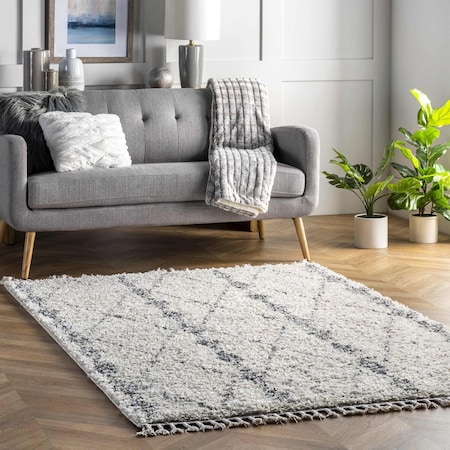 Nuloom Selah Geometric Shag Area Rug 2ft x 3ft KKEL05B-203